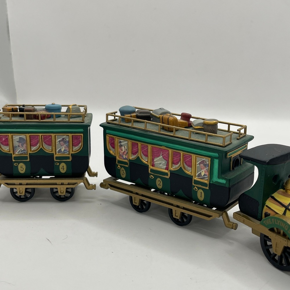 Dept 56 Heritage Village The Flying Scot Train Set 4 Porcelain Pieces 5573-5 - Picture 9 of 12